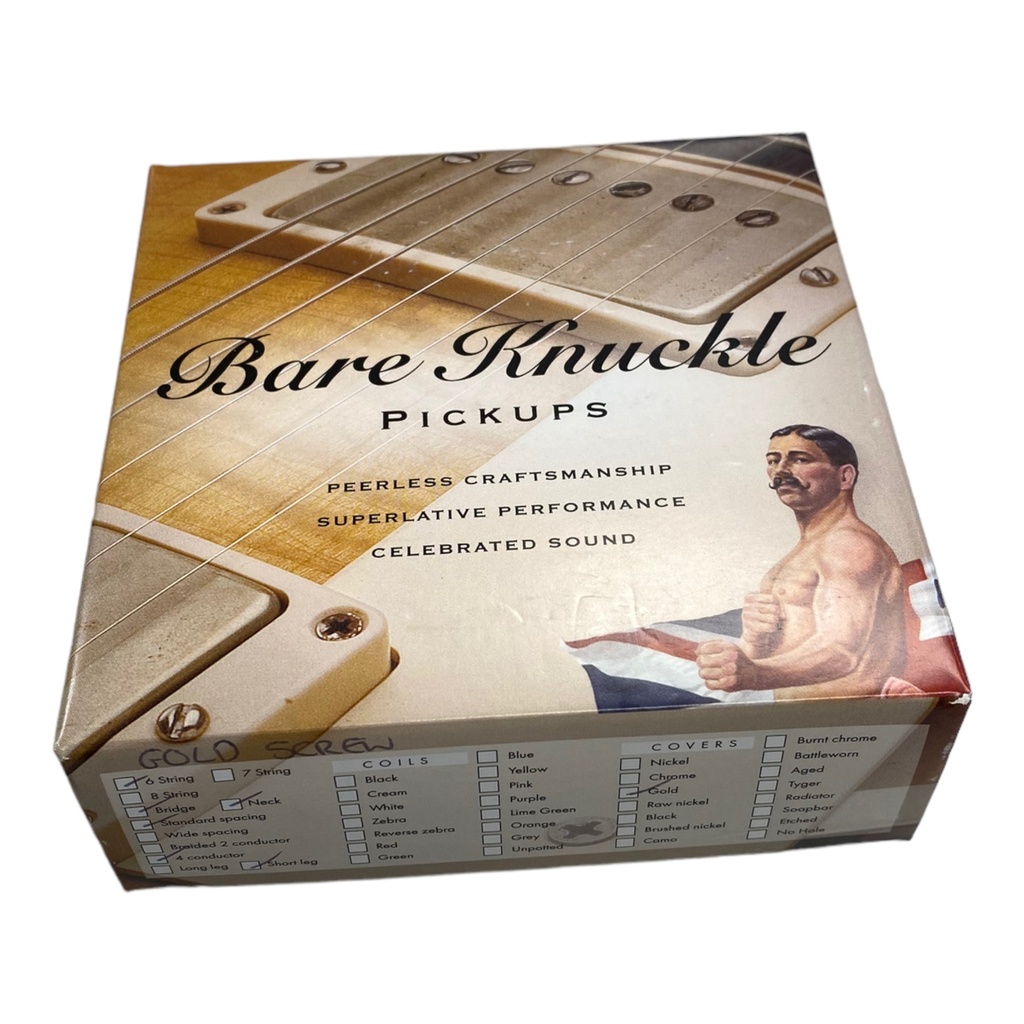 Bare Knuckle Pickups The Mule, Set, Gold Covers